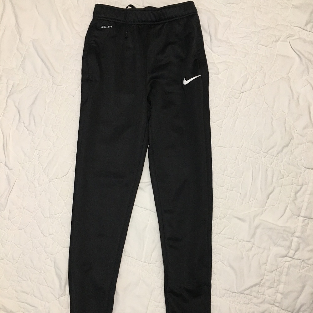Nike Boys Dri-Fit Ankle Zip Joggers Sz L